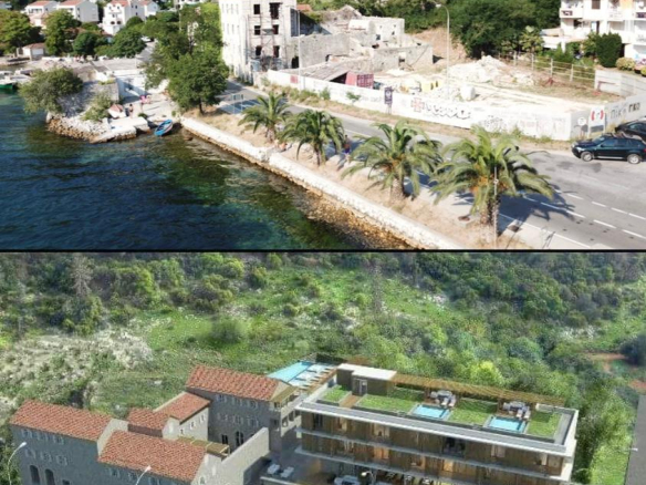 Land for Sale in Risan, Kotor – First Line to the Sea Exclusive land for sale in Risan, Kotor, positioned first line to the sea in one of Montenegro’s most breathtaking coastal locations. This prime waterfront plot offers a unique investment opportunity for luxury villas, a boutique hotel, or a private residence. Enjoy unobstructed Adriatic Sea views, a peaceful setting, and direct access to the shore. Located in the historic town of Risan, near Perast and Kotor Old Town, this property is ideal for real estate investment in Montenegro. Don’t miss out on this rare seafront land for sale